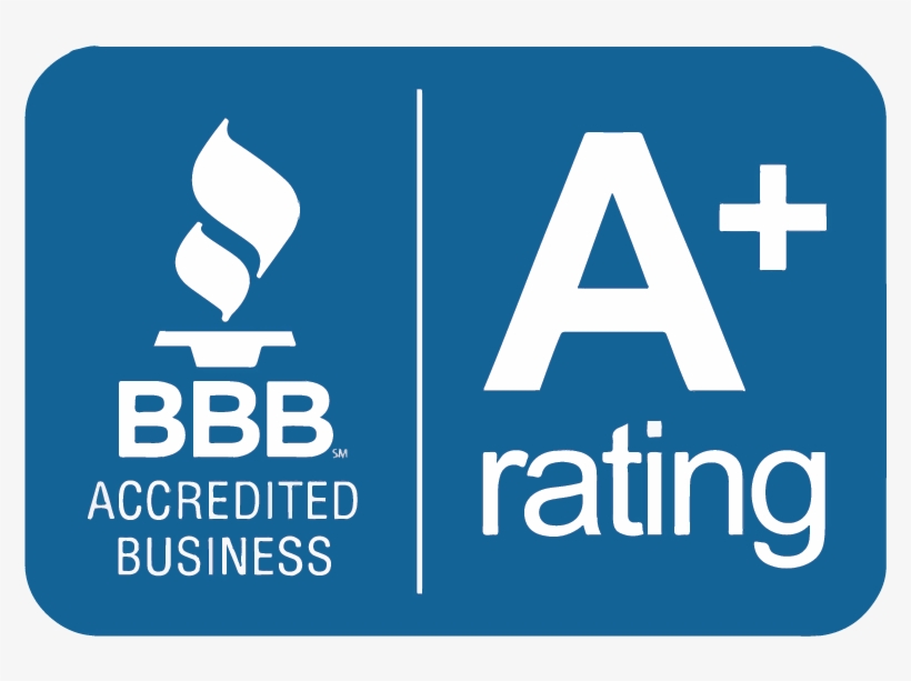 Better Business Bureau with Logo A+ rating