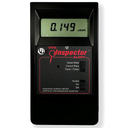 Front view of the Inspector Alert BLE professional Geiger counter.